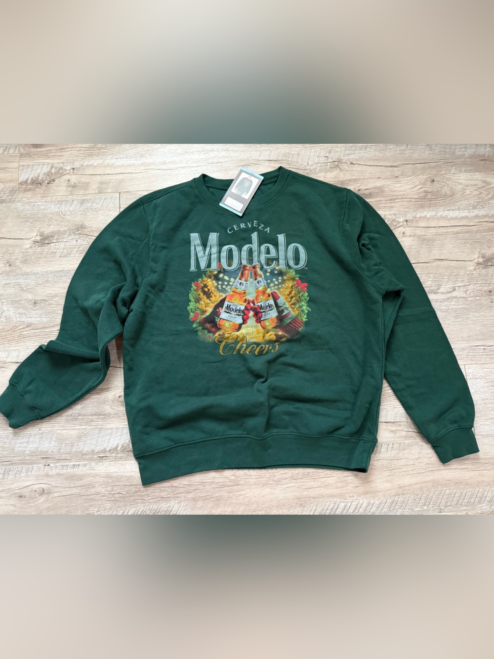 Modelo Green Crewneck Sweatshirt - Mens